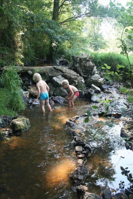 Lovely Rural And Quiet Farmhouse With Natural Swimming Lake Parsac Экстерьер фото